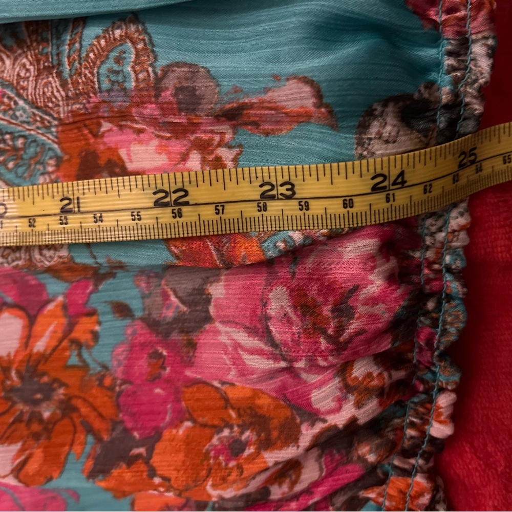 Cache Multicolor Beaded Floral Top - Picture 7 of 7